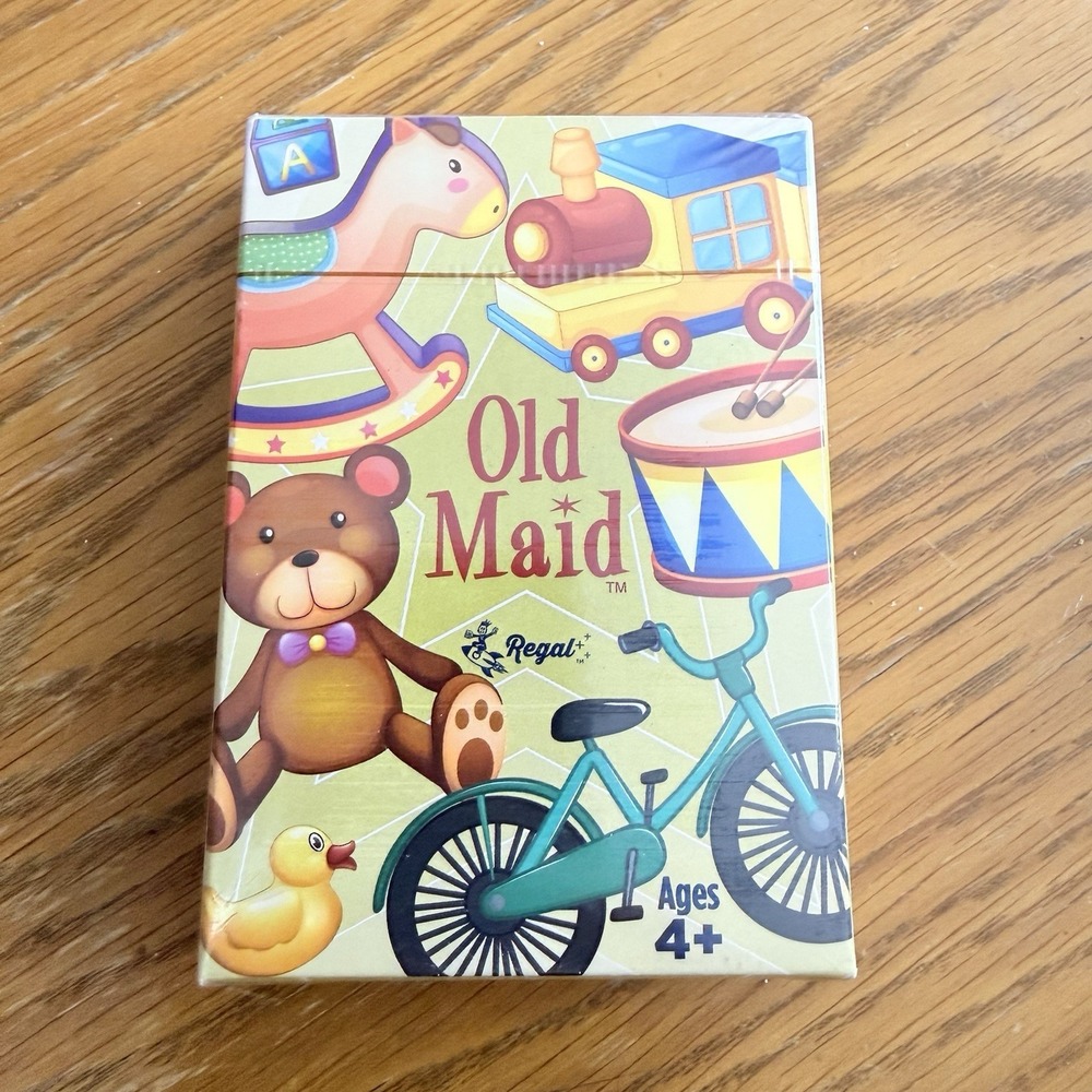 Old Maid Card Game‎ Regal Cards Fun Travel Family Friendly Sealed NEW
